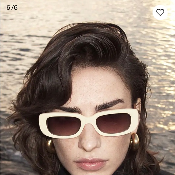 Linda Farrow x COS Rectangle Acetate Sunglasses - Picture 2 of 11